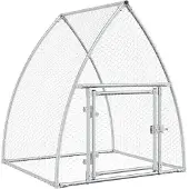 vidaXL Cage à poules argentée 100x105x120 cm Acier galvanisé
