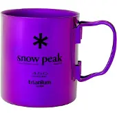 Snow Peak Mug en titane double paroi 450