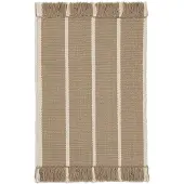 Ferm Living Tapis Calm Kilim Dark Sand