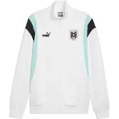 Puma Hommes, Veste de running, ÖFB FtblArchive Track Jacket (XL), Blanc, XL