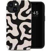 Selencia Coque arrière Vivid pour Apple iPhone 13 - Art Wave Black