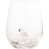 Bloomingville Verre à boire Misa flamant rose