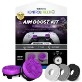 SteelSeries KontrolFreek Frenzy AimBoost Appui-pouces + Anneaux de Précision Mauve/Noir PS5/PS4