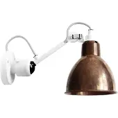 DCW éditions Gras n°304 Applique Murale Raw Copper | White | Round