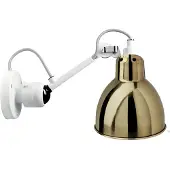 DCW éditions Gras n°304 Applique Murale Brass | White | Round