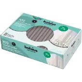 Bolsius Bougies effilées 240/23 mm taupe 100 pcs