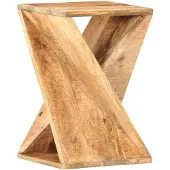 vidaXL Table d'appoint 35x35x55 cm Bois de manguier massif