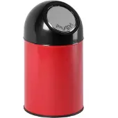 Huismerk Collecteur de déchets PUSH, Poubelle, Rouge