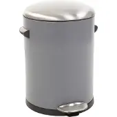 EKO Poubelle à Pédale EKO Belle Deluxe Step Bin 5L Grey