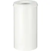 V-Part - Feuerlöschender Papierkorb 50 Liter - Steel - Grauweiß (R9002)