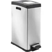 EKO Rejoice Poubelle à pédale 30 Litres Acier inoxydable Mat