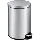 EKO - Serene Poubelle à pédale 20 litres - Acier inoxydable Plastique - Acier inoxydable mat