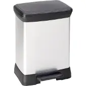 Curver Decobin 30 Litres Argent