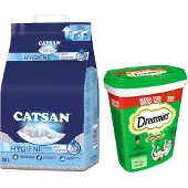 Catsan 18L Litière minérale Hygiène plus - pour chat
