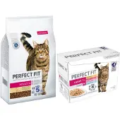 Perfect Fit Adult 1+ Croquettes au poulet pour chats adultes 7 kg
