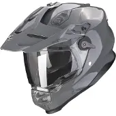 Scorpion ADF-9000 Air Solid Cement Gris Casque d'Aventure Taille XS