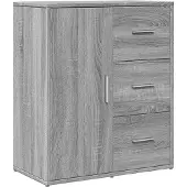 vidaXL Sideboard Gris Chêne Sonoma 60x31x70 cm Matériau dérivé du bois