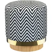 Red Edition Tabouret Fabric Zebra