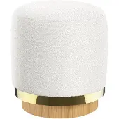 Red Edition Tabouret Fabric Bouclette