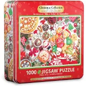 Eurographics Puzzle dans une boîte en fer blanc Table de Noël 1000 pièces