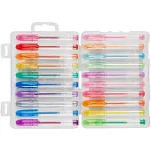 Ooly Stylos gel parfumés Mini Doddlers, +3 ans, 20 pièces,