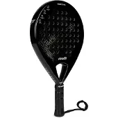 VirtuFit Raquette de padel Control Noir Gris 365 g Fibre de verre ronde