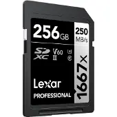 Lexar SDXC Professional 256 Go 1667x UHS-II