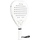 VirtuFit Raquette de padel Fusion Pro 18K carbone noyau EVA blanc/argent