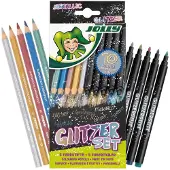 Jolly Set d'écriture GLITZER couleurs assorties (10x)