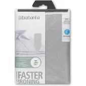 Brabantia - 136702 - HOUSSE DE REPASSAGE - COTON MÉTALLISÉ / MOUSSE - 2 MM - GRIS