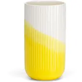 Vitra Herringbone Vessels Vase Ribbed Yellow