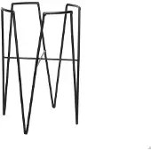 Mica Porte-plante en métal noir H38