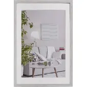 Henzo Cadre Modern - 60x90cm - Blanc