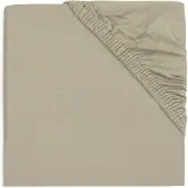 Jollein Drap-Housse Jollein Jersey Olive Green-70 x 140/150 cm