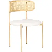 Beliani Ensemble de 2 chaises de salle à manger Andover Metal Light Brown Lumarko !