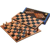 Philos Jeu d'échecs, case 27 mm, hauteur du roi 50 mm