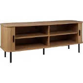 Beliani Meuble Tv Bois Clair Bradley