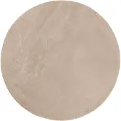 vidaXL Tapis HUARTE à poils courts doux et lavable sable Ø 120 cm