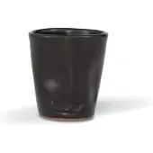 Dutchdeluxes Tasse à Expresso Dutchdeluxes Dented Cup Black Matt 130ml (4 pièces)