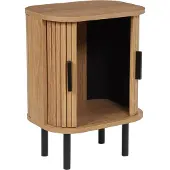 Beliani Table De Chevet Bois Clair Bradley