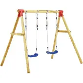 vidaXL Ensemble de balançoire 230x130x166 cm Bois de pin