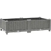vidaXL Hochbeet 80x40x23 cm Polypropylen