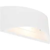 QAZQA Applique murale intelligente blanche 20 cm avec WiFi G9 - Tum