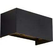 QAZQA Applique murale extérieure noire avec LED 4 lumières IP54 - Edwin
