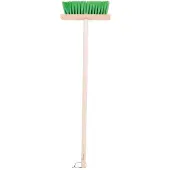 Bigjigs Toys Outil de jardinage - - Brosse de jardinage - Long manche - Couleur verte - Pour enfants