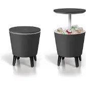 Keter Cool Bar Bar de jardin - Gris foncé 230901