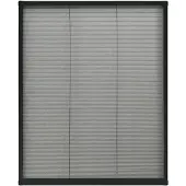 vidaXL Moustiquaire de fenêtre Plissé 80x100 cm Aluminium