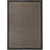 vidaXL Tapis à tissage plat d'extérieur 120x170 cm Marron foncé