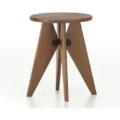 Vitra Tabouret Bois American Walnut