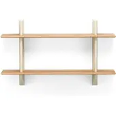 Vitra Rayonnage Mural Prouvé Blanc | Natural Oak